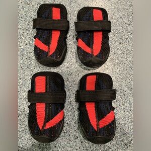 Dog Shoes-with Rugged Anti-Slip Sole. Brand New 4 ea. Size 4